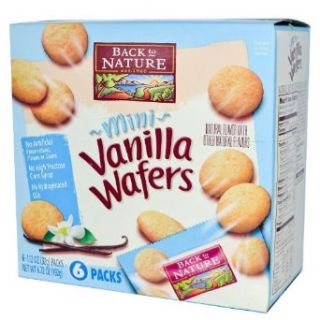 Back To Nature Mini Vanilla Wafer Cookies 6.7 oz. (Pack of 6): Industrial & Scientific