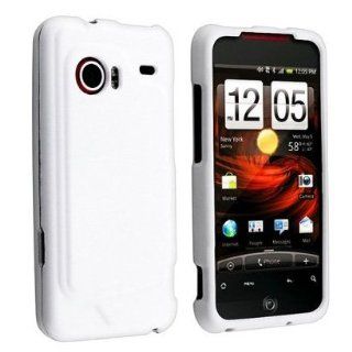 TOOGOO White Hard 2 Pc Rubber Feel Case for HTC Droid Incredible (Verizon): Cell Phones & Accessories