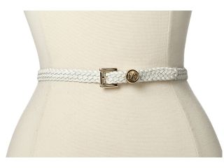 MICHAEL Michael Kors 13MM Braided Belt Womens Belts (White)