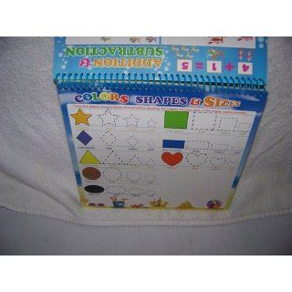 Board Dudes Wire Bound Dry Erase Activity Book   Letters, Numbers, Shapes & Games (11050VA 4): Office Products