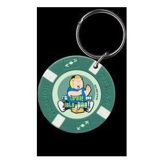Family Guy Turned Into Poo Poker Chip Keychain FK1917: Toys & Games