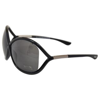 Tom Ford Womens Tf9 Whitney 199 Black Oversized Sunglasses