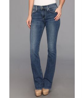 True Religion Becca Mid Rise Bootcut in Ten Line Womens Jeans (Blue)