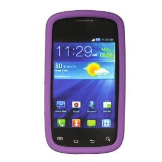 Samsung Illusion I110 Protective Premium Skin Case Cover Purple: Cell Phones & Accessories