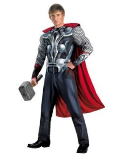 Adult Costume Thor Classic Muscle Adult Costume 50 52 Halloween Costume: Clothing