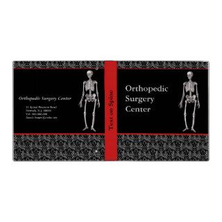 Customizable Orthopedists Notebook with Skeleton Binders