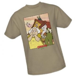 Gothic    Courage The Cowardly Dog    Cartoon Network Adult T Shirt: Clothing