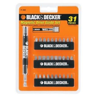 Black & Decker Magnetic Drive Guide Set 31 ct.