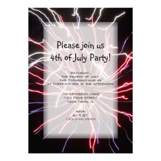 Fireworks 4th of July Party Invitation