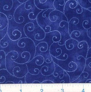 44'' Wide Moda Marble Swirls (9908 24) Royal Blue Fabric By The Yard