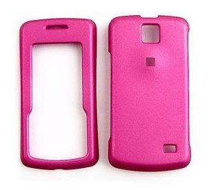 Lg Venus VX8800 Pink Rubberized Hard Case Cover Faceplate Snap on Housing Protector: Cell Phones & Accessories