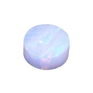 Sun and Ice Color Round Created Opal Floating Locket Charm: Jewelry