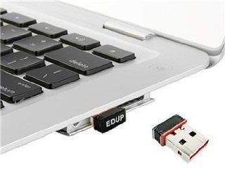 EDUP EP N8508 Nano 802.11N 150Mbps USB Wireless LAN Network Adapter (Black) + Worldwide free shiping: Computers & Accessories