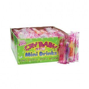 CRY BABY SOUR MINI DRINKS 120 COUNT : Chocolate And Candy Assortments : Grocery & Gourmet Food