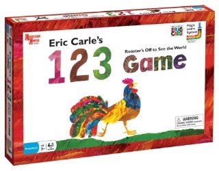 University Games Rooster's 123 Numbers Eric Carle Game And Puzzle System: Toys & Games