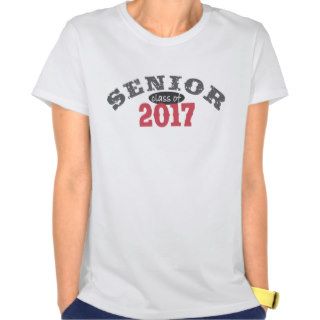 Senior Class of 2017 Red T shirts