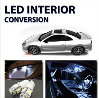 Bright White LED Lights Interior Package 8pc Kit for Mitsubishi Eclipse 2000 05 Automotive