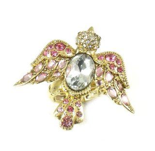 Betsey Johnson Jewelry Iconic Lovebirds Stretch Ring New 2012: Bracelets: Jewelry