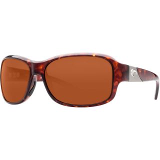 Costa Inlet Polarized Sunglasses   Costa 580 Polycarbonate Lens   Womens