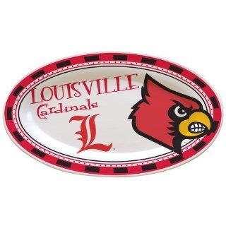 NCAA University of Louisville Gameday 2 Ceramic Platter  Sports Fan Kitchen Products  Sports & Outdoors