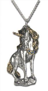 Starfire Unicorn Pendant Necklace: Jewelry