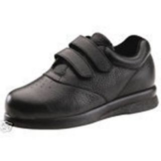 Comfortrite by Sequoia Womens Black Leather Comfort Orthopedic Double Velcro Shoe, 10 Medium: Walking Shoes: Shoes
