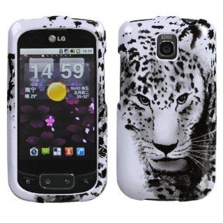 Snow Leopard Phone Protector Cover for LG P505 (Phoenix), LG Thrive: Cell Phones & Accessories
