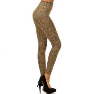 Luxury Divas Cheetah Print Sexy Stretchy Thick Legging Footless Tights at  Womens Clothing store: