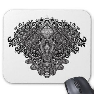 elephant tattoo design mousepads