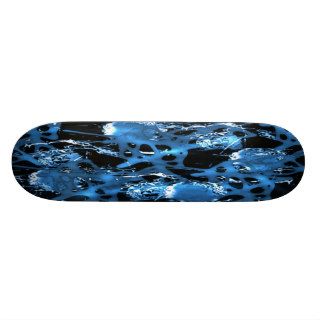 Leonardo Goth Black and blue Skate Board Deck