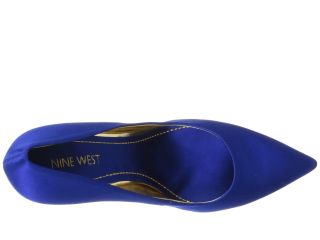 Nine West Flax Blue Satin