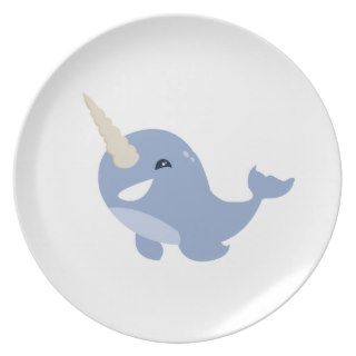 Narwhal Party Plate