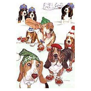 Basset Hound Christmas Cards : Greeting Cards : Office Products