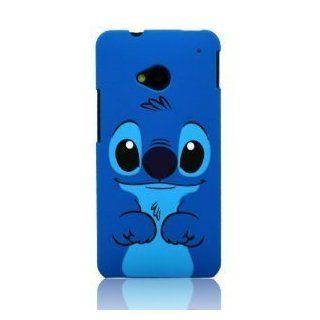 Modal Cute Chubby Stitch & Llilo Pattern Snap on Hard Back Cover Case Compatible for HTC One M7: Cell Phones & Accessories