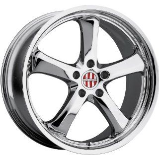 Victor Equipment Turismo 20 Chrome Wheel / Rim 5x130 with a 50mm Offset and a 71.5 Hub Bore. Partnumber 2010VIT505130C71: Automotive