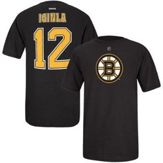 Jarome Iginla Boston Bruins Player Name & Number T Shirt Adult XXL : Athletic Shirts : Sports & Outdoors