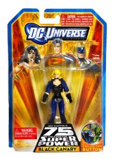 Mattel Year 2009 DC Universe Infinite Heroes "DC Comics 75 Years of Super Power" Series 4 Inch Tall Action Figure   BLACK CANARY with Collector Button (P1981) Toys & Games