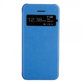 Fast shipping + Free tracking number , Case Cover for iPhone 5C / Folio Flip Open with Hollow Out Window   Leather & PC Protective Shell Blue Cell Phones & Accessories