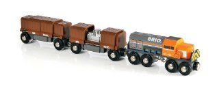 Brio 33567000   Diesellok mit Gterwaggons: Spielzeug