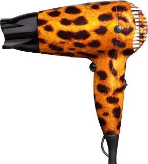 Haartrockner im Leoparden Look mit Diffuser und Formdse, 1600 Watt Starker Fn, berhitzungsschutz, Aufhngese, NEU + OVP: Küche & Haushalt
