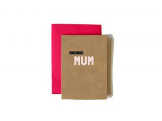 'number one mum' washi tape card by scissor monkeys