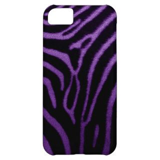Canvas Purple Zebra Print iPhone 5C Case