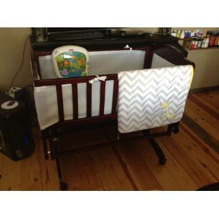 BreathableBaby Breathable Bumper for Portable and Cradle Cribs, White : Portable Crib Bumper Set : Baby