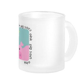 Pig Says Oink T shirts and Gifts Coffee Mugs