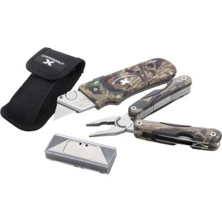 Turboknife X Camo and Multi-Function Pliers, Model# 33-173  Multitools