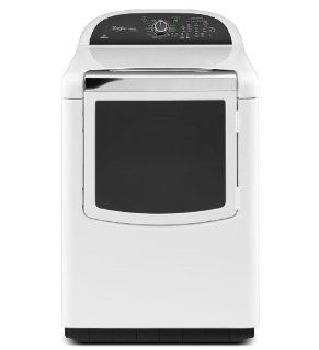 Whirlpool WGD8900BW Cabrio 7.6 Cu. Ft. White With Steam Cycle Gas Dryer Appliances