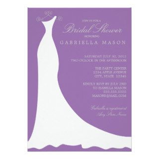 4.5 x 6.25 Bellflower  Bridal Shower Invite