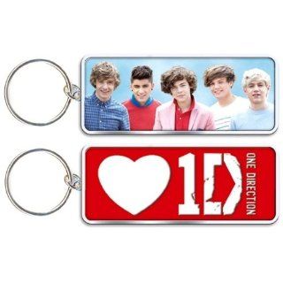 One Direction (1D) Band Shot And Logo Double Sided Keychain: Sports & Outdoors