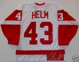 Darren Helm Autographed Jersey   Cup Patch : Hockey Pucks : Sports & Outdoors