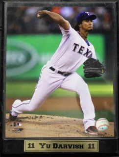 Yu Darvish Texas Rangers 9 x 12 Photo Plaque Case Pack 14 : Sports Fan Decorative Plaques : Sports & Outdoors